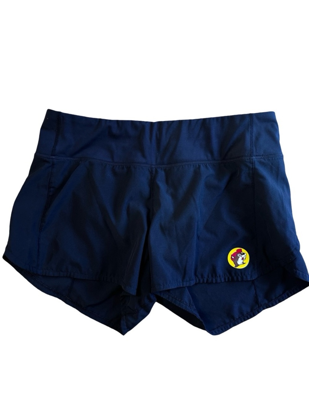 Buc-ee’s Black Athletic Shorts Size Medium Running Workout Beaver Yoga